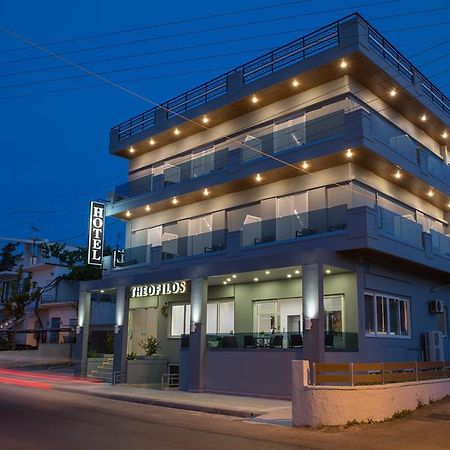 Theofilos City Hotel Chrissi Akti Chania Exterior foto