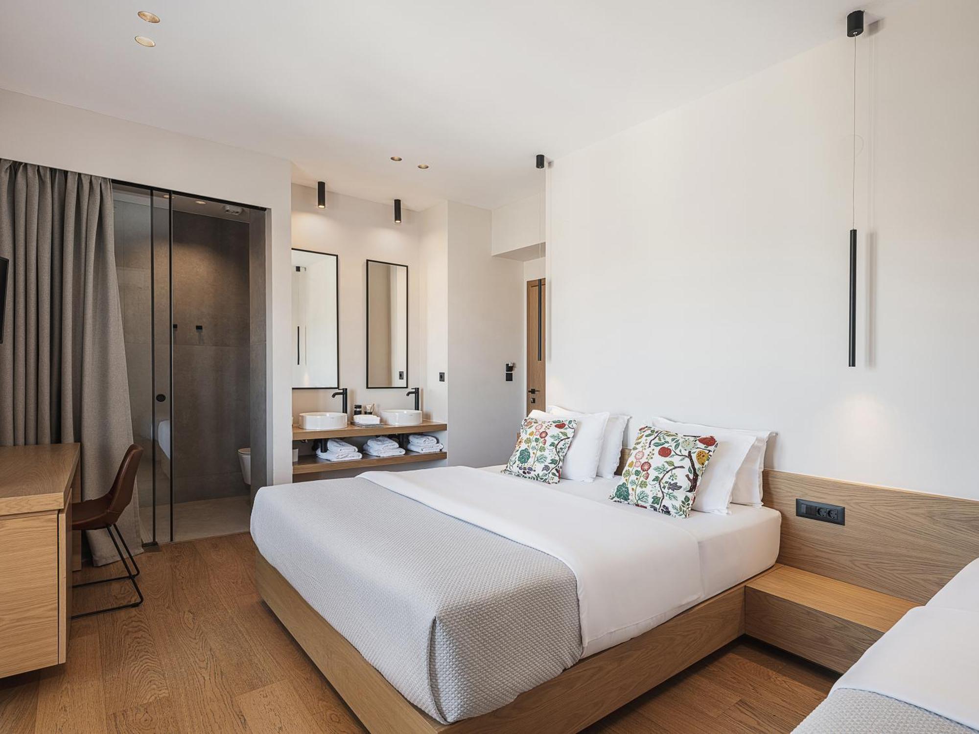 Theofilos City Hotel Chrissi Akti Chania Exterior foto
